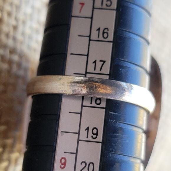 Handcrafted Sterling Silver Charoite Ring, Size 8 Natural Purple Stone - Picture 11 of 11